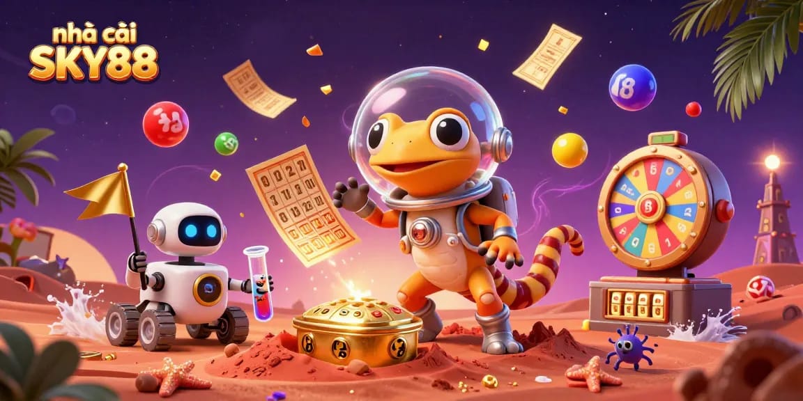 Experience gaming excitement at nhà cái SKY88 with vibrant 3D casino adventures