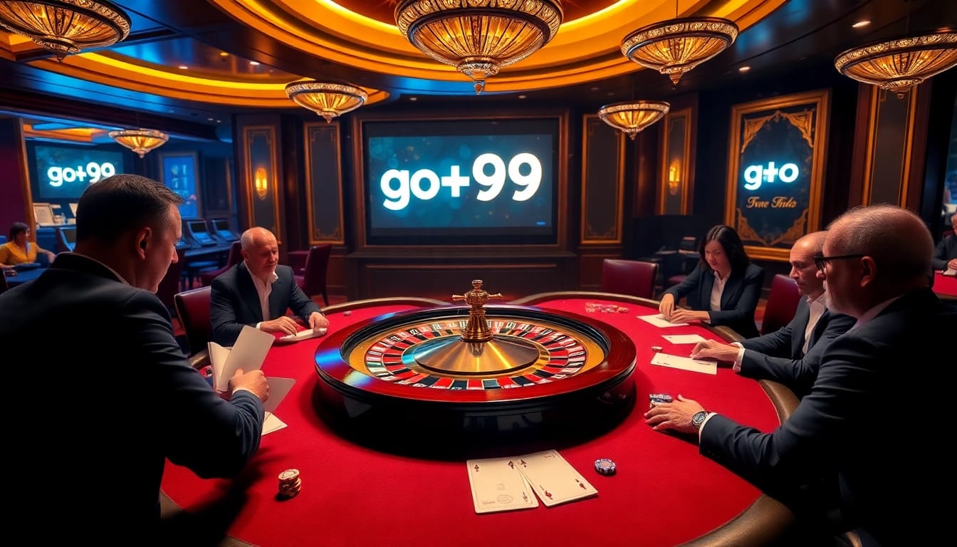 Experience the thrill of winning with go+99 at a luxurious casino table.