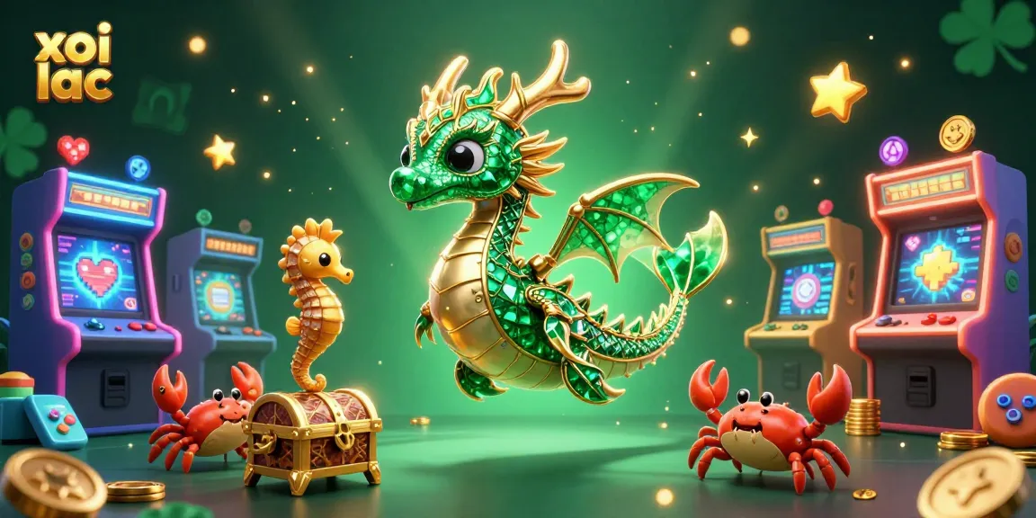 xoi lac captures the thrilling vibe of online gambling with vibrant 3D characters and dynamic game elements