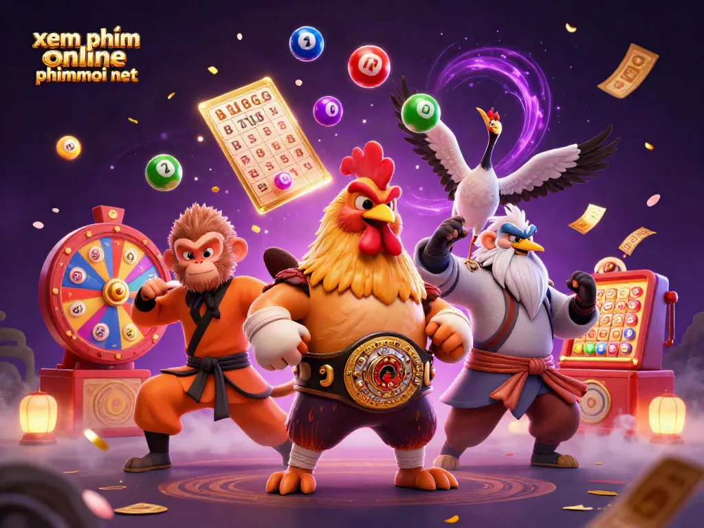 Engage in the excitement of xem phim online phimmoi net with vibrant 3D casino characters and elements.
