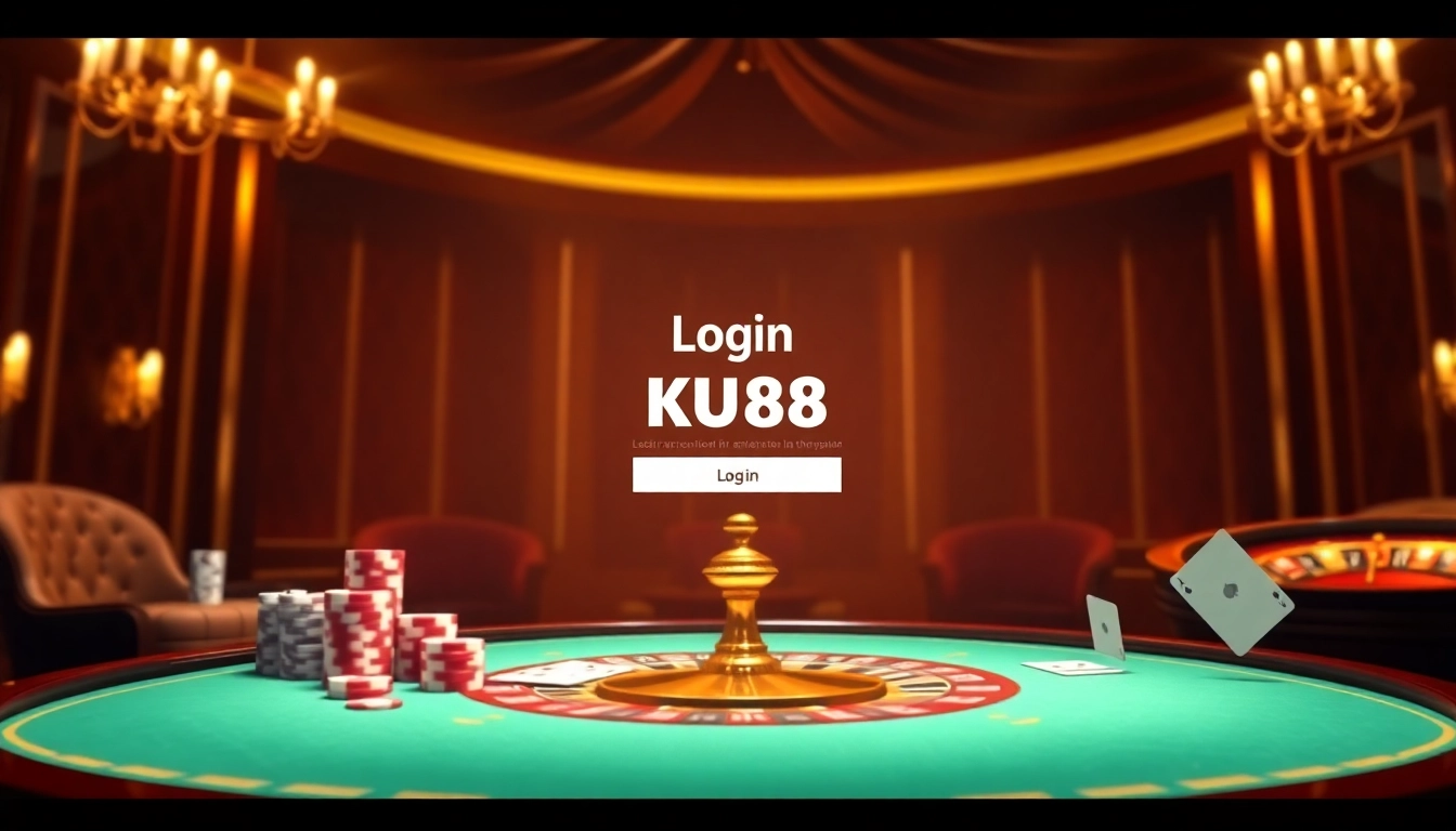 Experience seamless access with Login Ku88 on an elegant online gambling platform.
