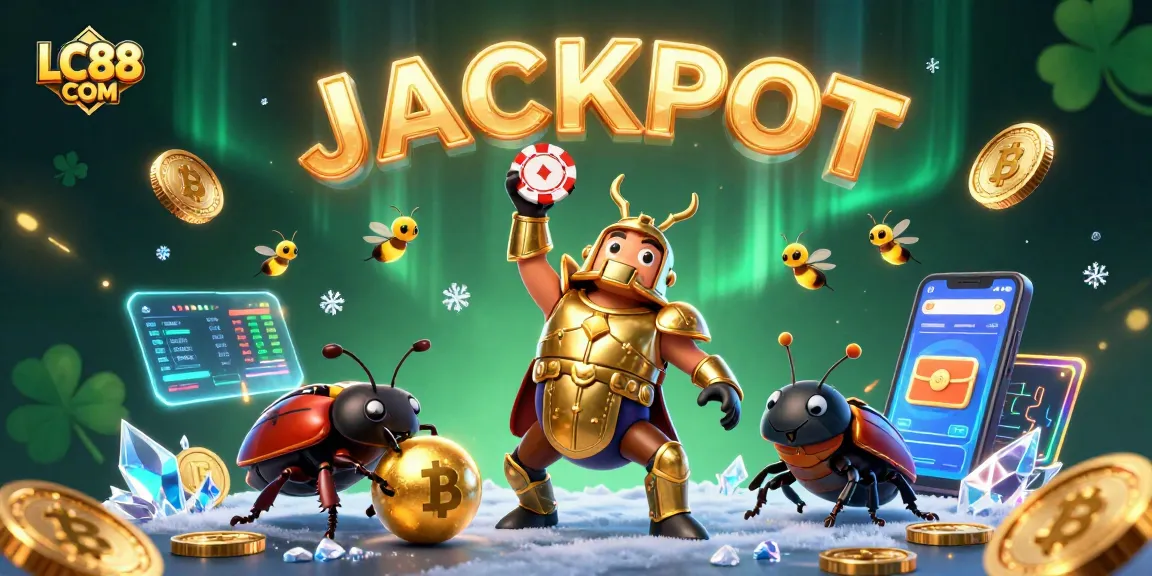 Engage with the thrilling LC88 COM crypto casino adventure featuring winning characters and vibrant game elements.