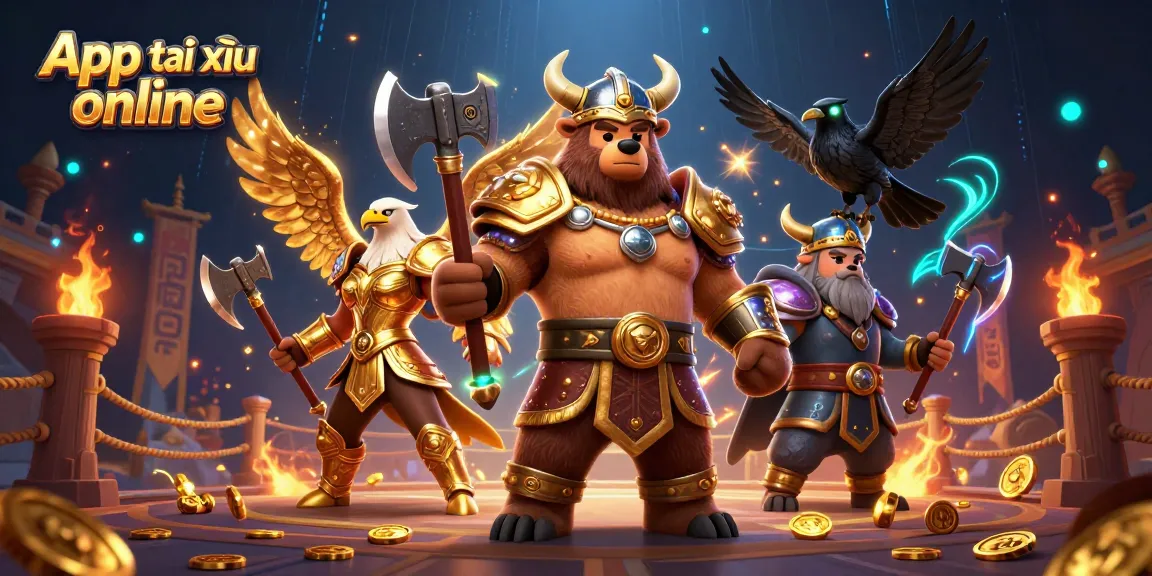 Experience immersive gameplay with the App tài xỉu online featuring 3D dynamic characters and rich casino elements.