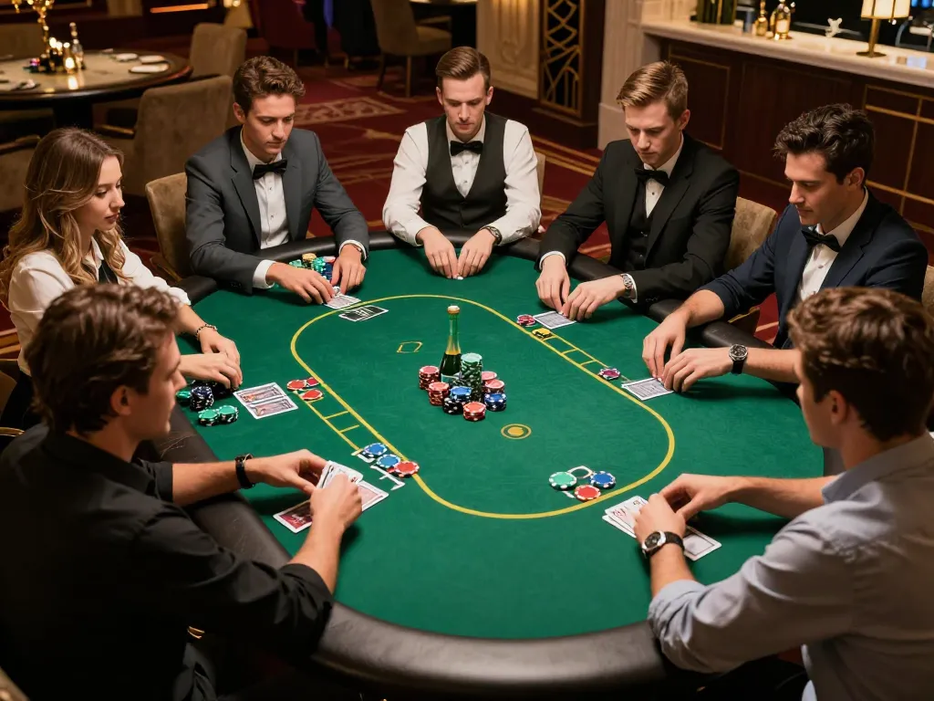 Players engaging in an exciting game of poker at ALO8, showcasing strategy and vibrant atmosphere.