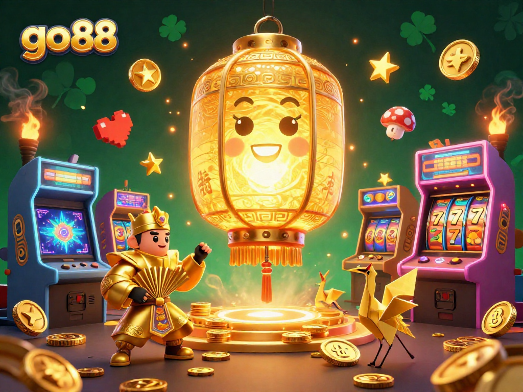 Bet big with go 88 and enjoy vibrant jackpot reels and arcade excitement in this dynamic casino scene
