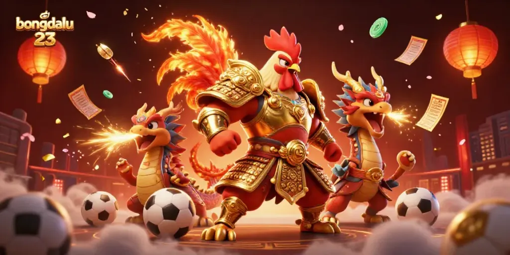 Experience thrilling action with bongdalu 23 in this dynamic sports betting scene featuring exciting characters and vibrant imagery.