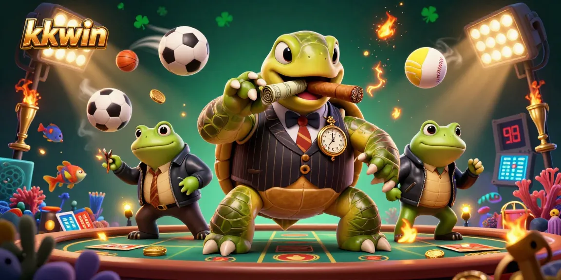 kkwin's lively gaming scene showcases vibrant fish and enforcers, enhancing the online betting experience.