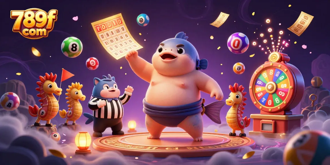 Engage with dynamic lottery action in 789f com with colorful balls and thrilling gaming atmosphere.