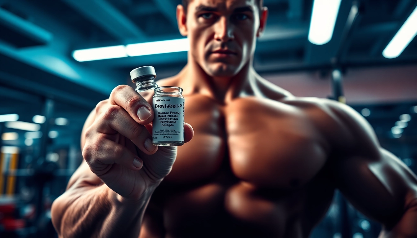 Drostabal-P Masteron Propionate gebruikt door een professionele bodybuilder in de sportschool.