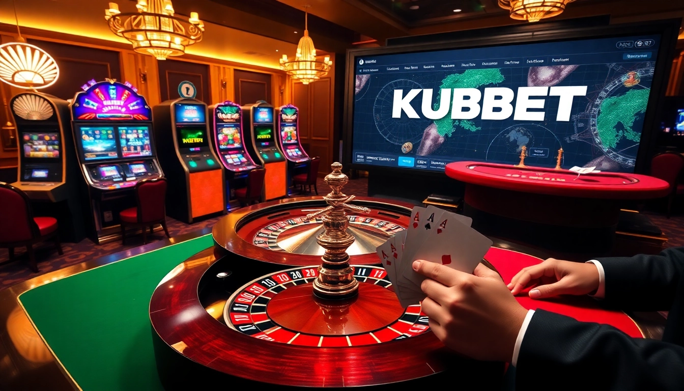 Kubet casino experience with luxurious table games and engaging online gaming interface.