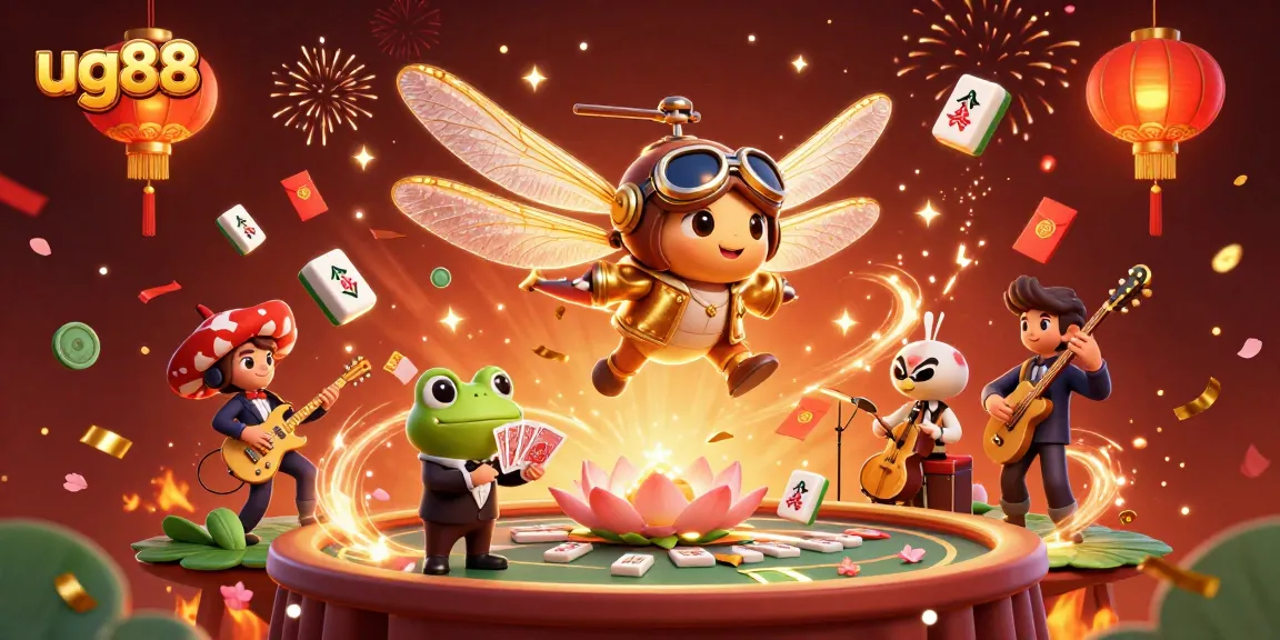 Experience dynamic gaming action at ug88 with lively characters and festive elements.