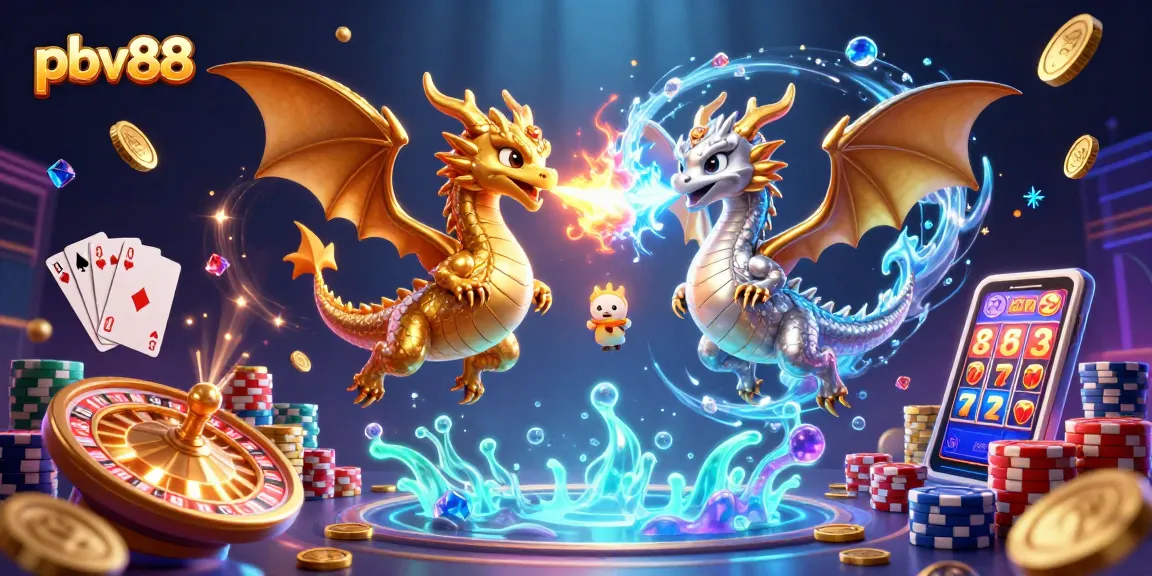 Experience thrilling games with pbv88 featuring dragons and casino elements.